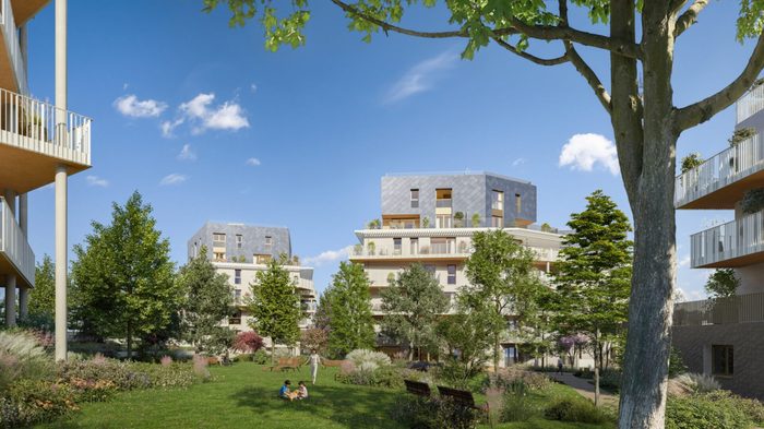 Les Panoramas Cimiez, résidence neuve Covivio dans un parc paysager à Nice Cimiez
